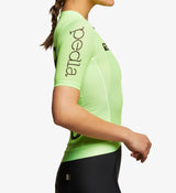 BOLD Women's Climba Cycling Jersey - Neon Mint, Lightweight & Breathable for Hot Conditions
