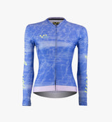 Vacation Women's Classic LS Cycling Jersey - Ripple, summer riding essential, SPF 50 fabric, comfortable fit