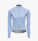 BOLD Women's Continental Cycling Jersey - Bluestone, midweight, reflective, breathable, versatile