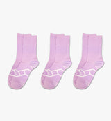 Lightweight 3 Pack Cycling Socks - Lilac | Moisture-wicking, breathable, and ideal for hot summer days.