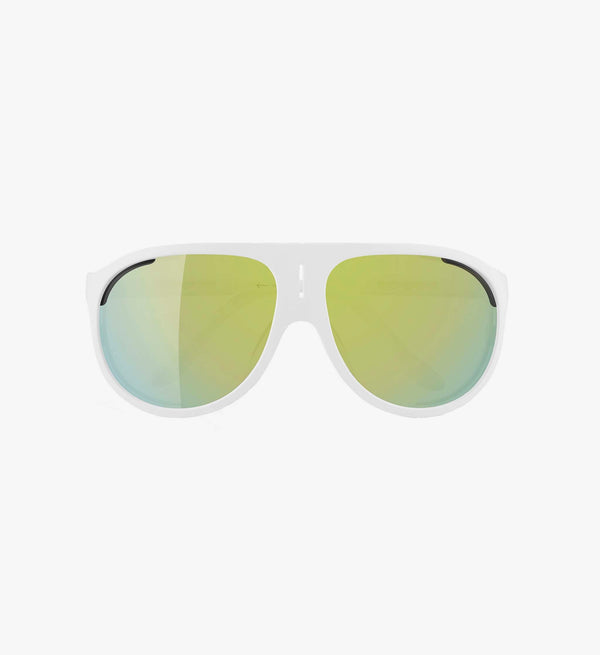Alba Optics SOLO White sunglasses with KING Lens - Stylish and high-quality eyewear.