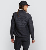 Elements Insulated Cycling Jacket - Black | Elevate Puffer | Mens sizing - women size down