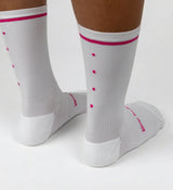 Pedla Lightweight / Socks - Fuchsia White