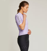 Women's LunaTECH Cycling Jersey - Lilac | High-intensity, sun-protecting, lightweight tech for all-day riding comfort.