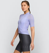 Elements Women's Air Cycling Jersey - Periwinkle | Lightweight, Breathable, Moisture-Wicking | Peak Performance in the Heat