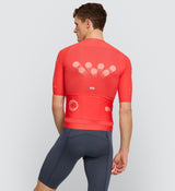 Pro Men's Pursuit Cycling Jersey - Typify Poppy Red