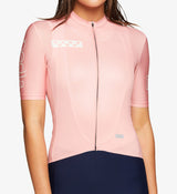Bold Women's LunaTECH Cycling Jersey - Pink | High-intensity, hot weather riding | Lightweight, sun-protecting Italian microfiber