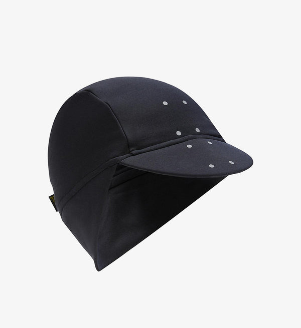 Core Roubaix Cycling Cap - Black | Perfect for cafe stop on cold day | Keywords: cycling cap, black, cold day