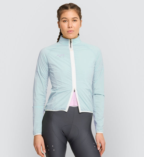 Elements Women’s Ultralight Packable Cycling Jacket - Frozen